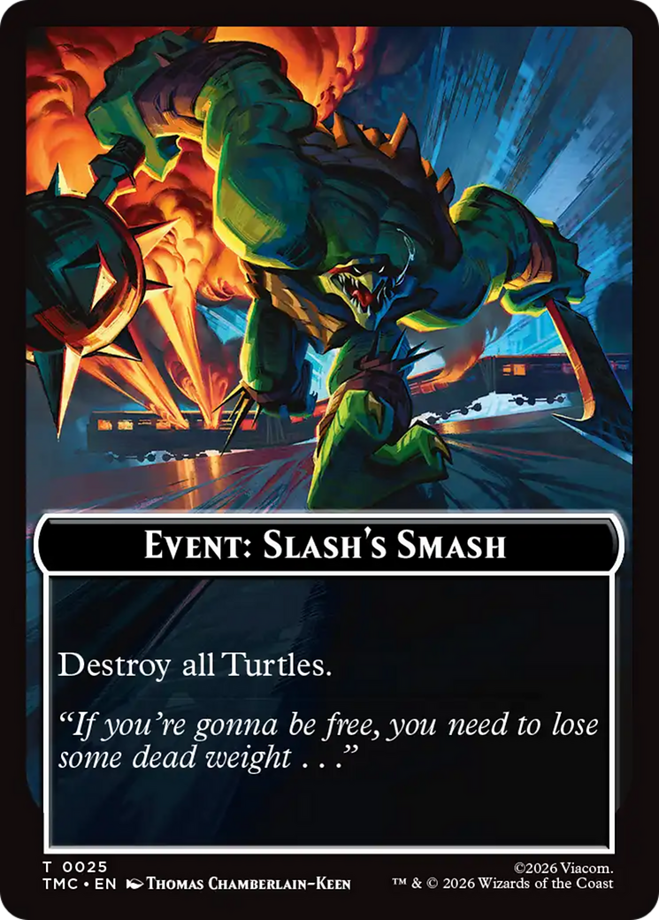 Event: Slash's Smash [Teenage Mutant Ninja Turtles Commander Tokens] | Shuffle n Cut Hobbies & Games