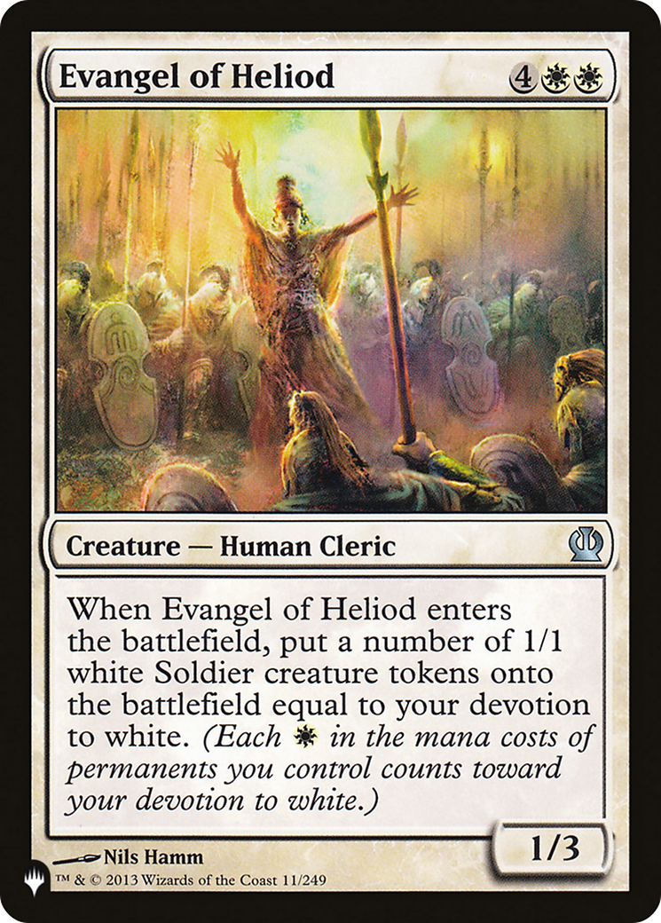 Evangel of Heliod [The List] | Shuffle n Cut Hobbies & Games
