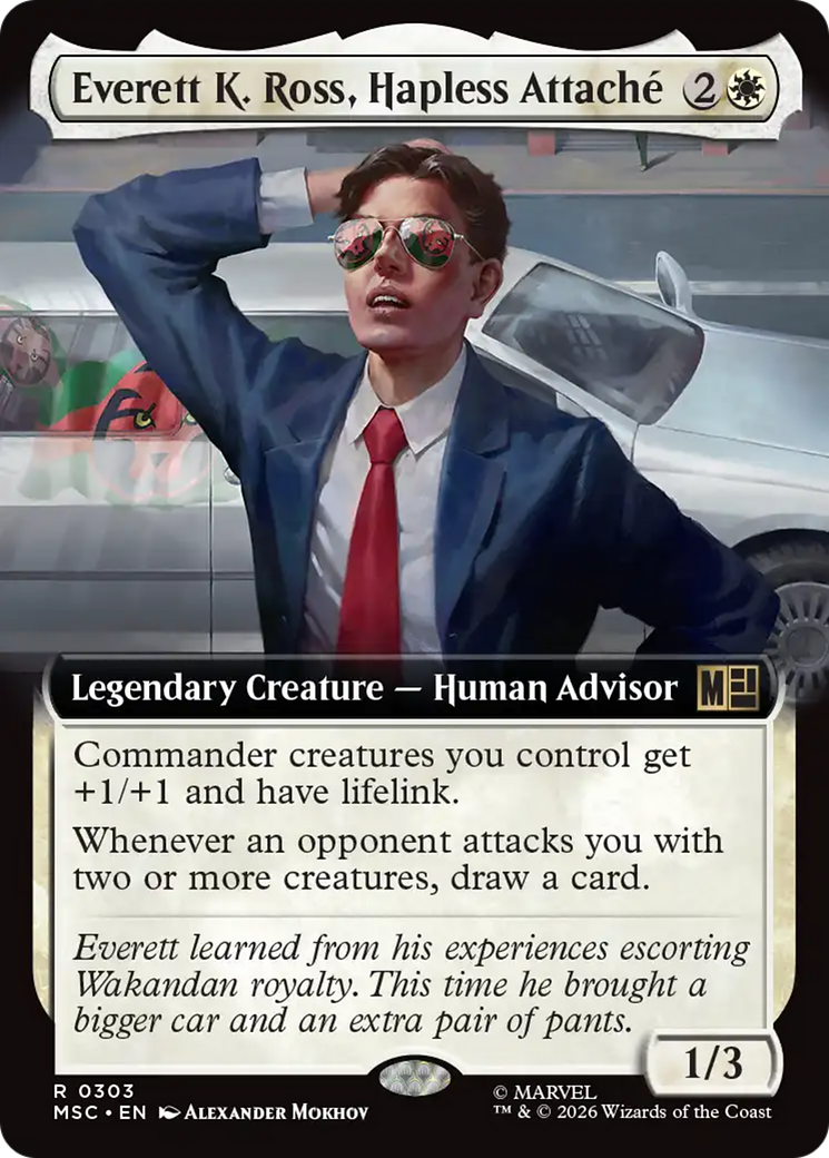 Everett K. Ross, Hapless Attache (Extended Art) [Marvel Super Heroes Commander] | Shuffle n Cut Hobbies & Games
