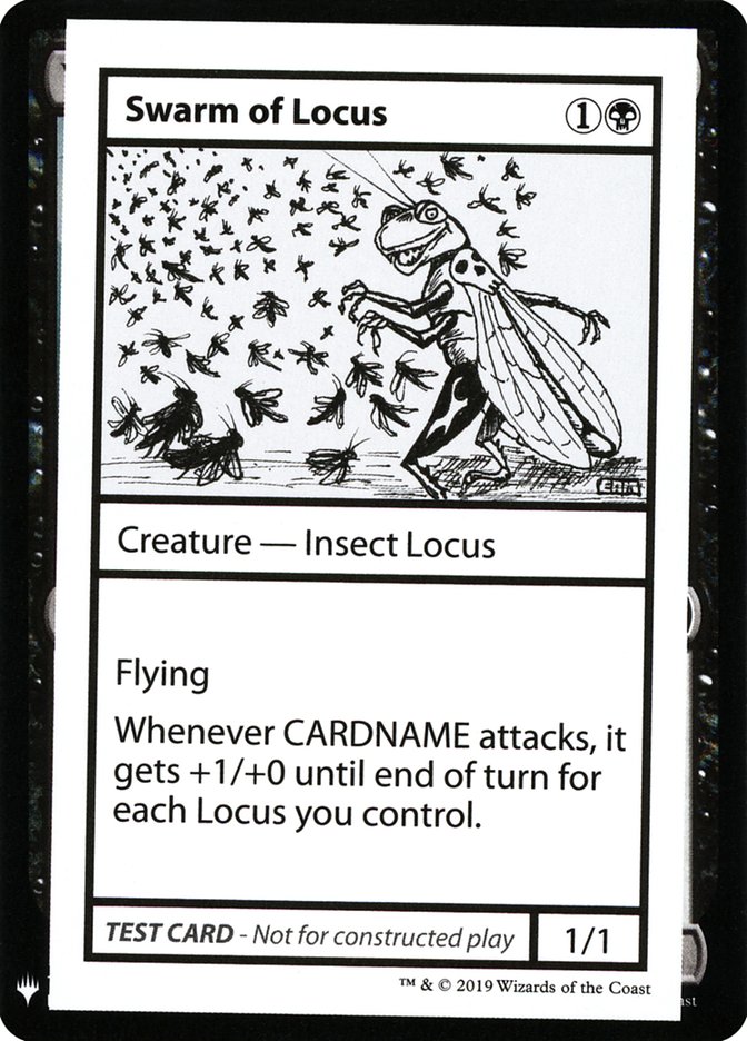 Swarm of Locus [Mystery Booster Playtest Cards] | Shuffle n Cut Hobbies & Games