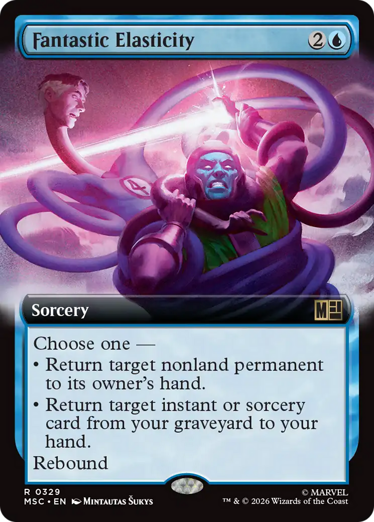 Fantastic Elasticity (Extended Art) [Marvel Super Heroes Commander] | Shuffle n Cut Hobbies & Games