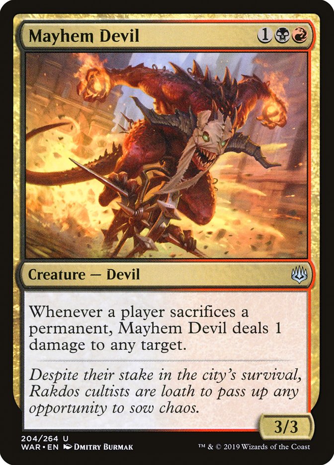 Mayhem Devil [War of the Spark] | Shuffle n Cut Hobbies & Games
