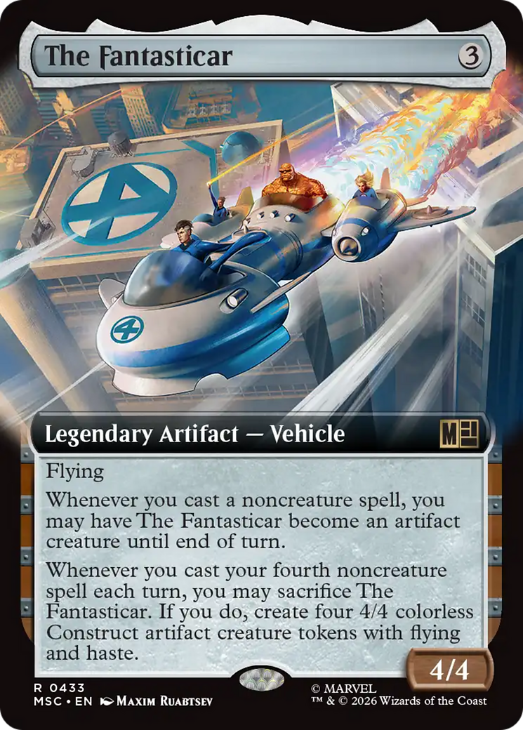 The Fantasticar (Extended Art) [Marvel Super Heroes Commander] | Shuffle n Cut Hobbies & Games
