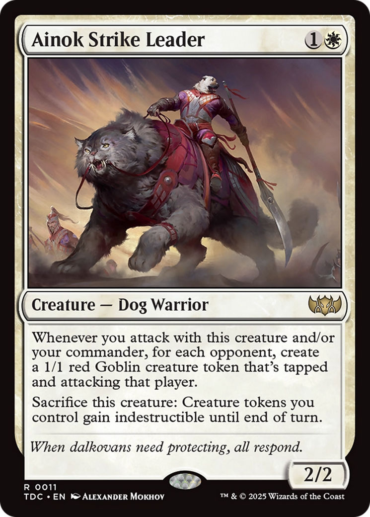 Ainok Strike Leader [Tarkir: Dragonstorm Commander] | Shuffle n Cut Hobbies & Games
