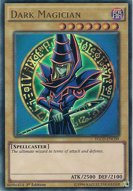 Dark Magician [YGLD-ENC09] Ultra Rare | Shuffle n Cut Hobbies & Games