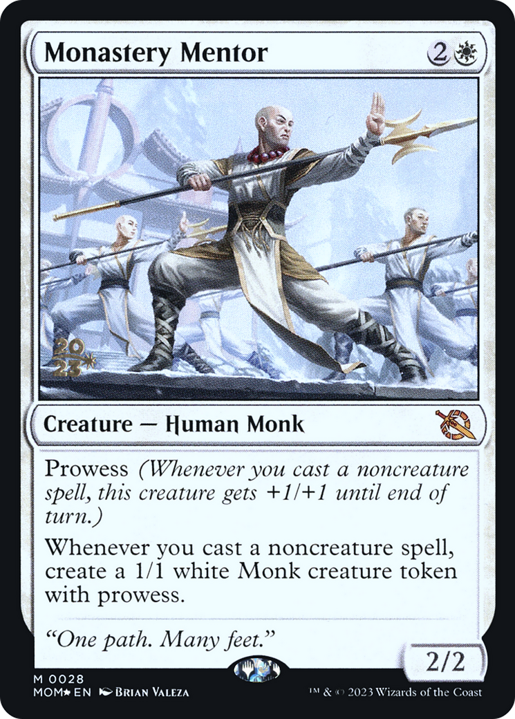 Monastery Mentor [March of the Machine Prerelease Promos] | Shuffle n Cut Hobbies & Games