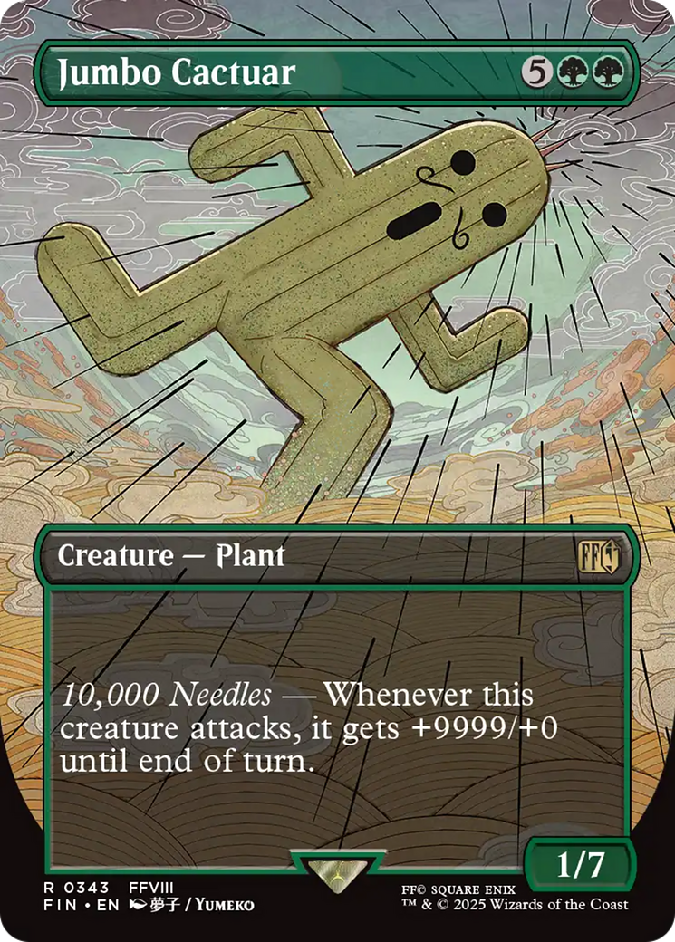 Jumbo Cactuar (Borderless) [FINAL FANTASY] | Shuffle n Cut Hobbies & Games