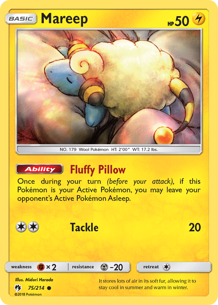 Mareep (75/214) [Sun & Moon: Lost Thunder] | Shuffle n Cut Hobbies & Games