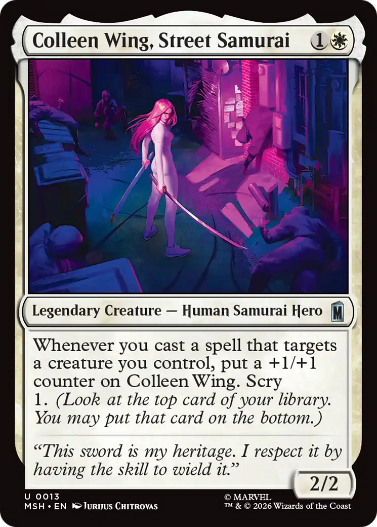Colleen Wing, Street Samurai [Marvel Super Heroes] | Shuffle n Cut Hobbies & Games