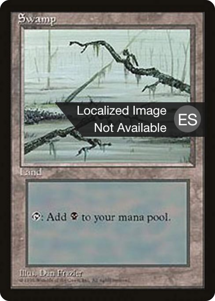 Swamp (C) [Fourth Edition (Foreign Black Border)] | Shuffle n Cut Hobbies & Games