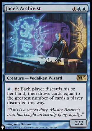 Jace's Archivist [The List] | Shuffle n Cut Hobbies & Games