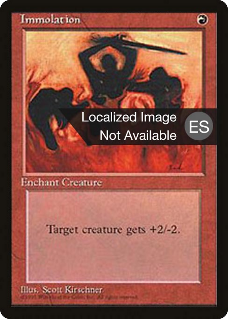 Immolation [Fourth Edition Foreign Black Border] | Shuffle n Cut Hobbies & Games