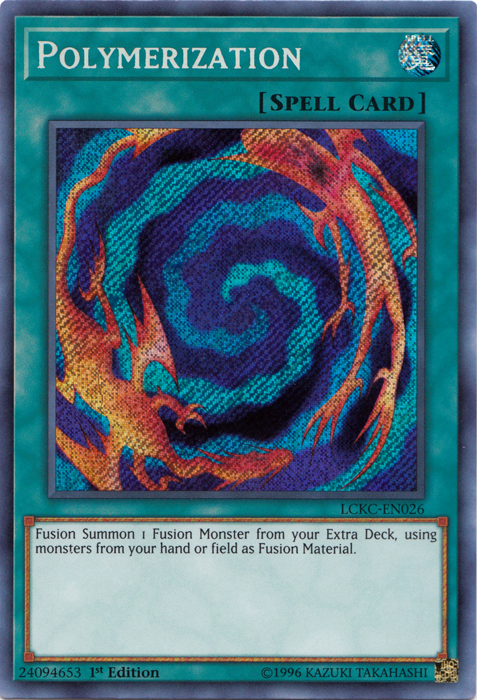 Polymerization [LCKC-EN026] Secret Rare | Shuffle n Cut Hobbies & Games