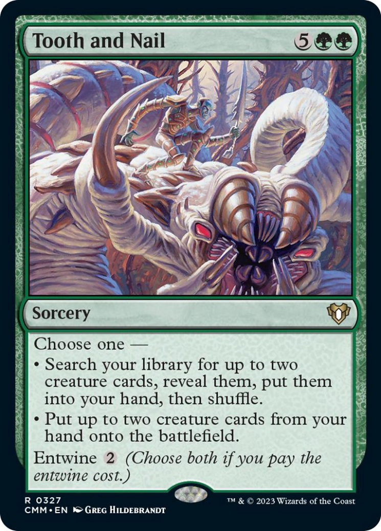 Tooth and Nail [Commander Masters] | Shuffle n Cut Hobbies & Games