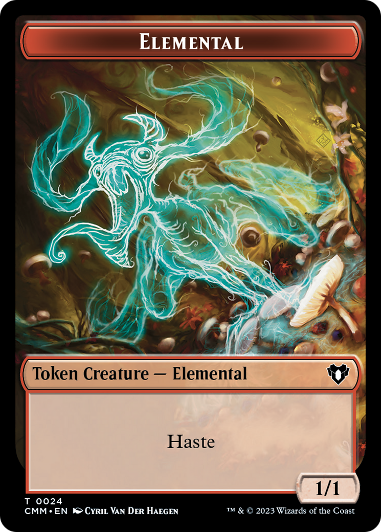 Elemental Token (24) [Commander Masters Tokens] | Shuffle n Cut Hobbies & Games