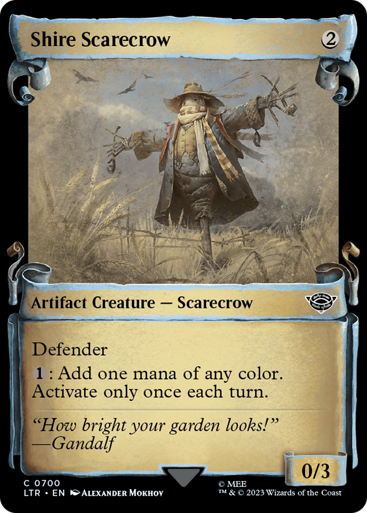 Shire Scarecrow [The Lord of the Rings: Tales of Middle-Earth Showcase Scrolls] | Shuffle n Cut Hobbies & Games