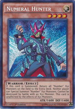 Numeral Hunter [WSUP-EN021] Prismatic Secret Rare