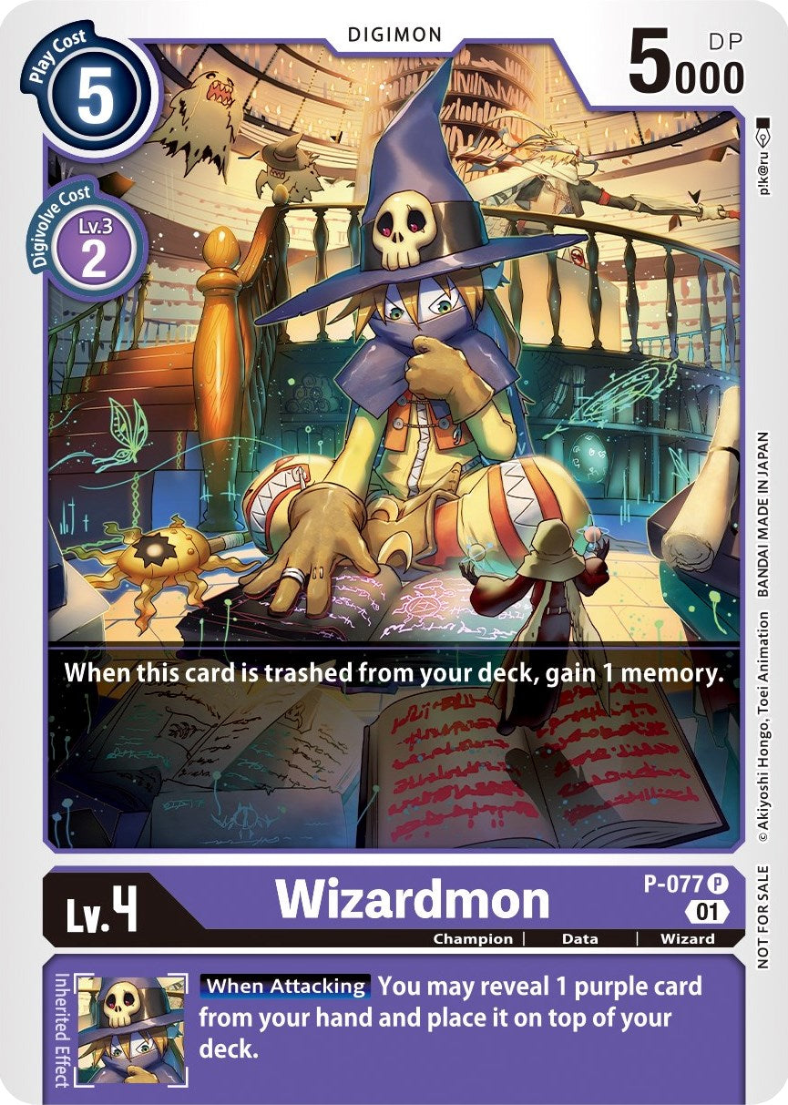 Wizardmon [P-077] (Update Pack) [Promotional Cards] | Shuffle n Cut Hobbies & Games
