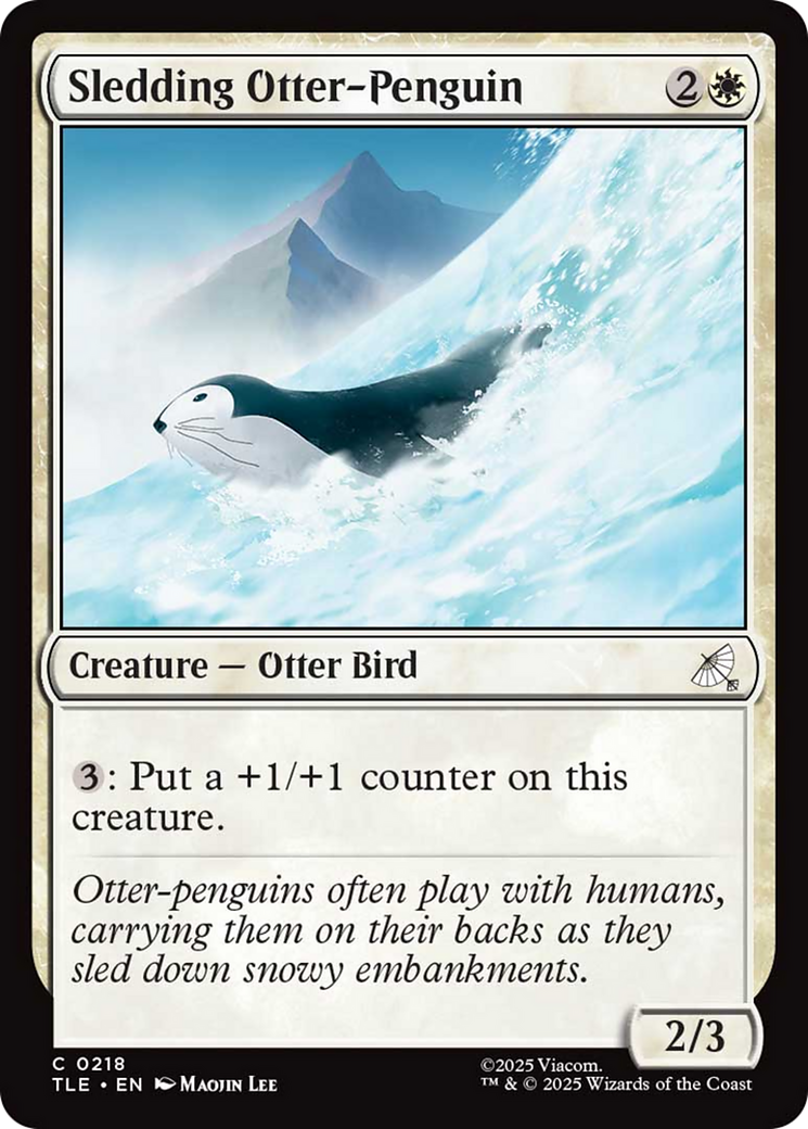 Sledding Otter-Penguin [Avatar: The Last Airbender: Eternal-Legal] | Shuffle n Cut Hobbies & Games