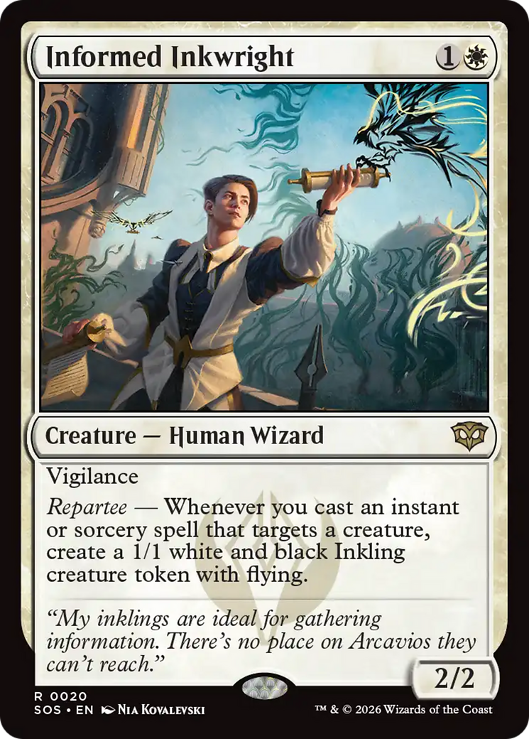 Informed Inkwright [Secrets of Strixhaven] | Shuffle n Cut Hobbies & Games