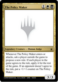 The Policy Maker [Unknown Event]