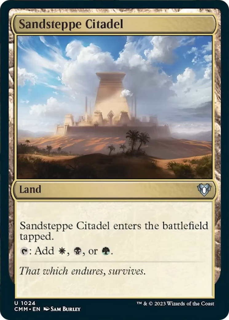 Sandsteppe Citadel [Commander Masters] | Shuffle n Cut Hobbies & Games