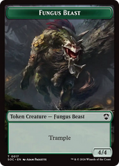 Goat // Fungus Beast Double-Sided Token [Secrets of Strixhaven Commander Tokens] | Shuffle n Cut Hobbies & Games