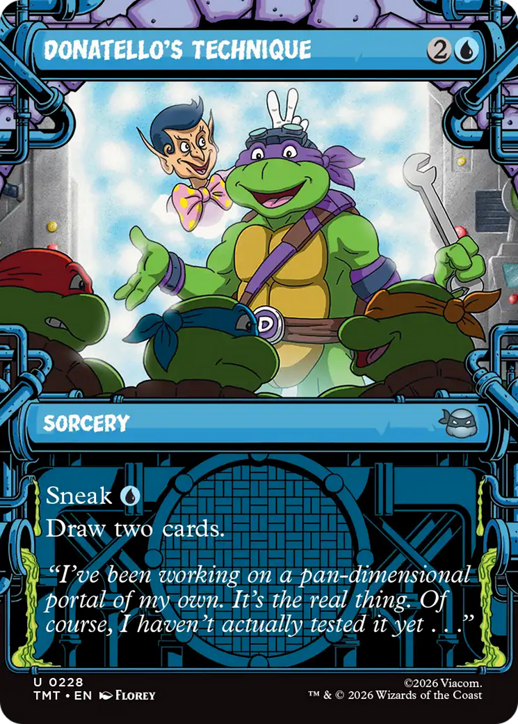 Donatello's Technique (Showcase) [Teenage Mutant Ninja Turtles] | Shuffle n Cut Hobbies & Games
