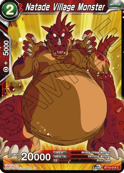 Natade Village Monster (BT15-018) [Saiyan Showdown] | Shuffle n Cut Hobbies & Games