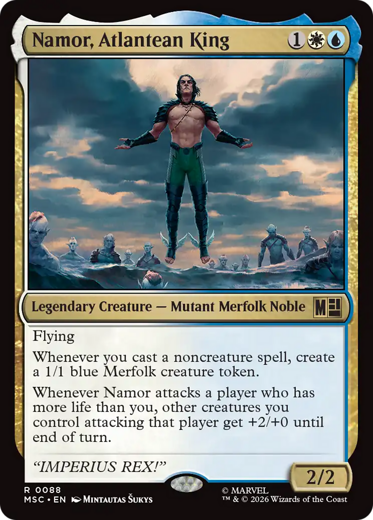 Namor, Atlantean King [Marvel Super Heroes Commander] | Shuffle n Cut Hobbies & Games