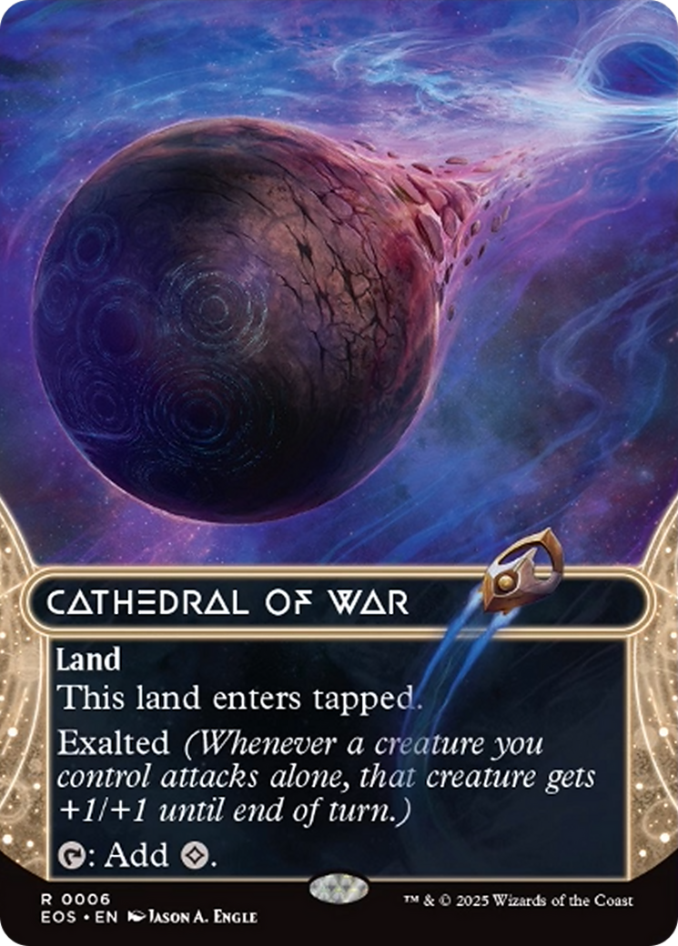 Cathedral of War (0006) (Borderless) [Edge of Eternities: Stellar Sights] | Shuffle n Cut Hobbies & Games