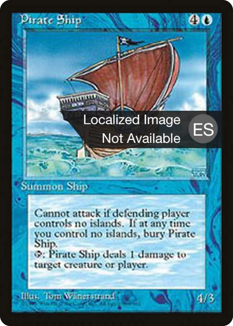 Pirate Ship [Fourth Edition Foreign Black Border] | Shuffle n Cut Hobbies & Games