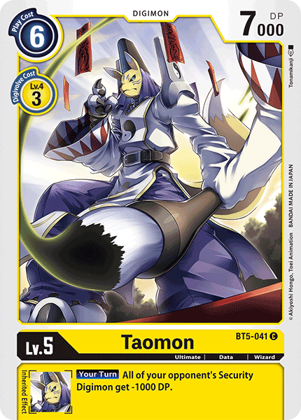 Taomon [BT5-041] [Battle of Omni] | Shuffle n Cut Hobbies & Games