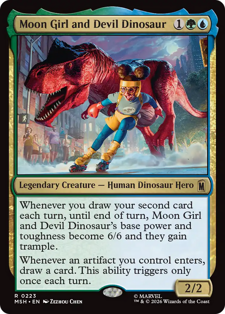 Moon Girl and Devil Dinosaur [Marvel Super Heroes] | Shuffle n Cut Hobbies & Games