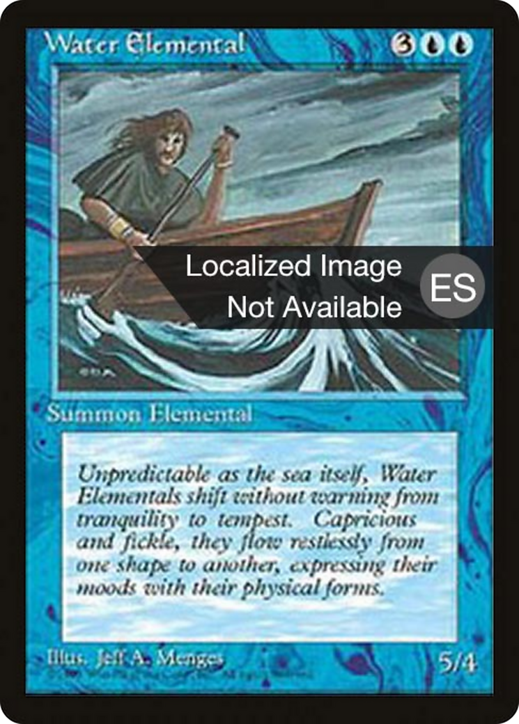 Water Elemental [Fourth Edition Foreign Black Border] | Shuffle n Cut Hobbies & Games