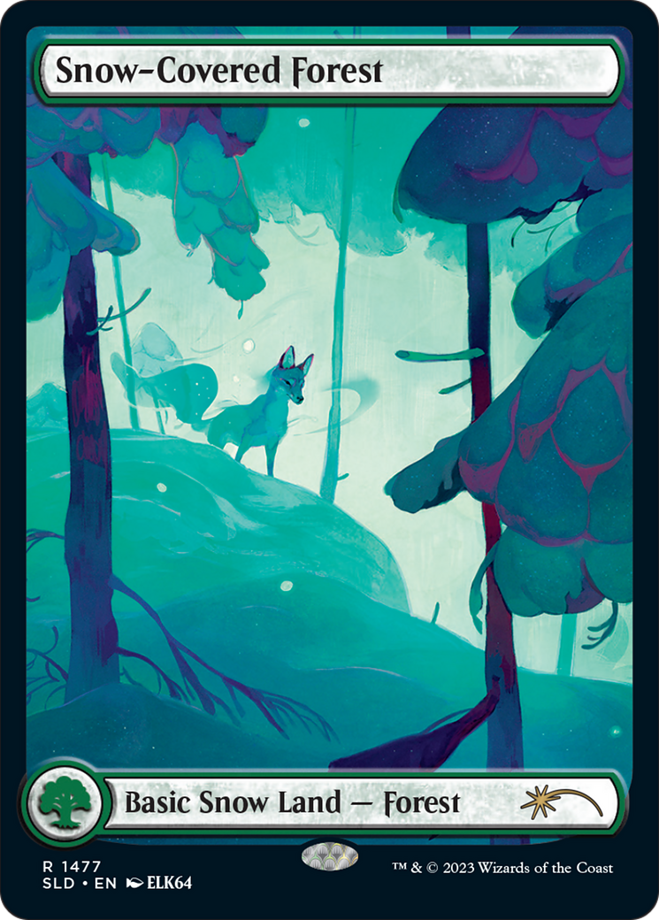 Snow-Covered Forest (1477) [Secret Lair Drop Series] | Shuffle n Cut Hobbies & Games