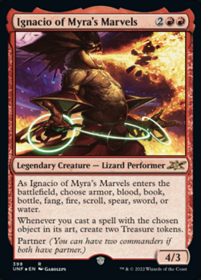 Ignacio of Myra's Marvels (Galaxy Foil) [Unfinity] | Shuffle n Cut Hobbies & Games
