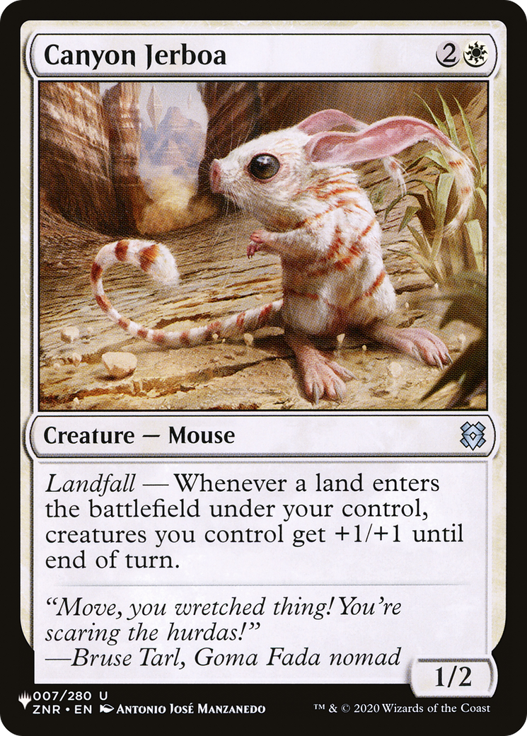 Canyon Jerboa [The List] | Shuffle n Cut Hobbies & Games