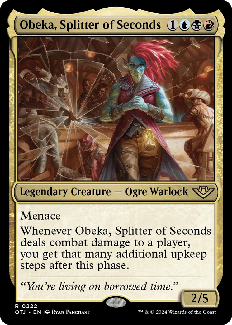 Obeka, Splitter of Seconds [Outlaws of Thunder Junction] | Shuffle n Cut Hobbies & Games