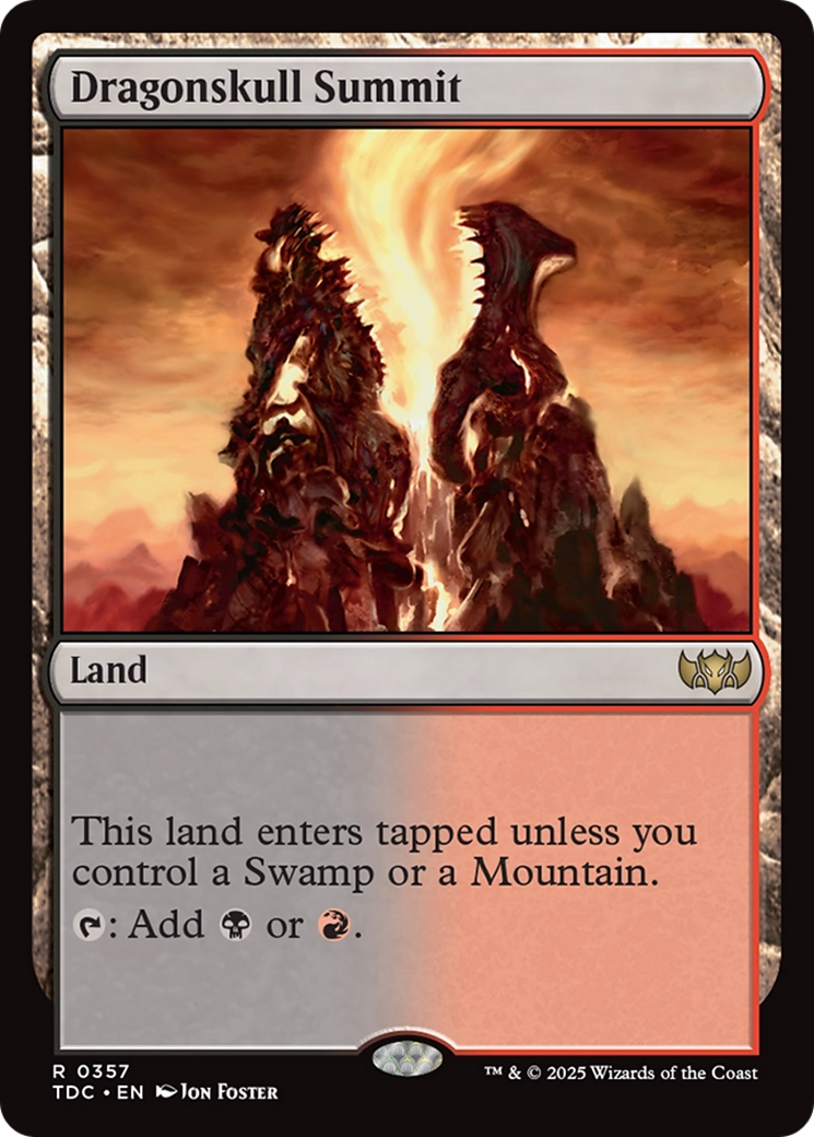 Dragonskull Summit [Tarkir: Dragonstorm Commander] | Shuffle n Cut Hobbies & Games