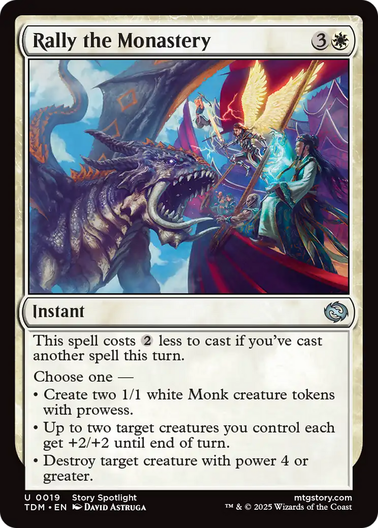 Rally the Monastery [Tarkir: Dragonstorm] | Shuffle n Cut Hobbies & Games