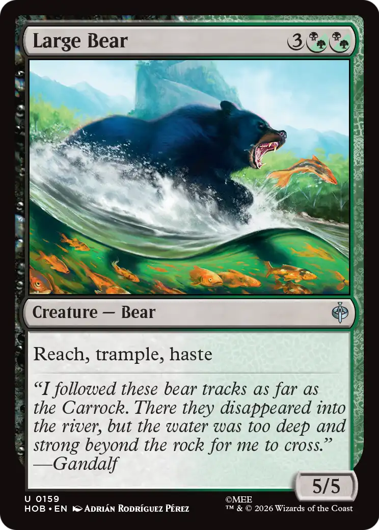 Large Bear [The Hobbit] | Shuffle n Cut Hobbies & Games