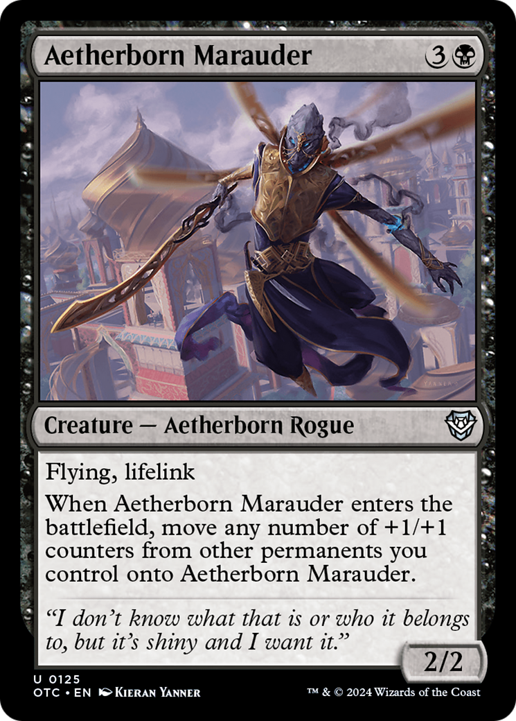 Aetherborn Marauder [Outlaws of Thunder Junction Commander] | Shuffle n Cut Hobbies & Games