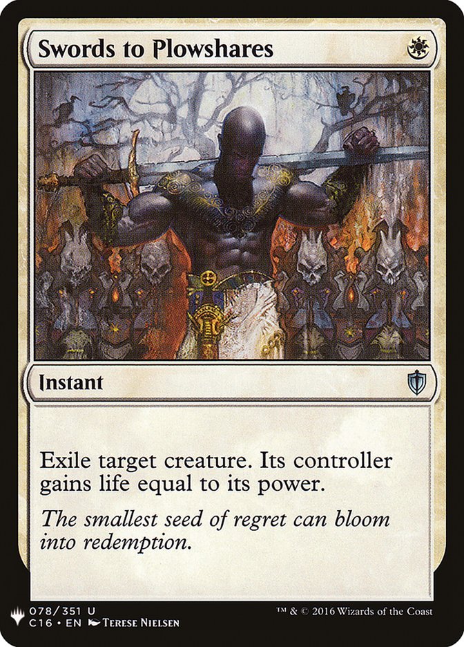 Swords to Plowshares [Mystery Booster] | Shuffle n Cut Hobbies & Games