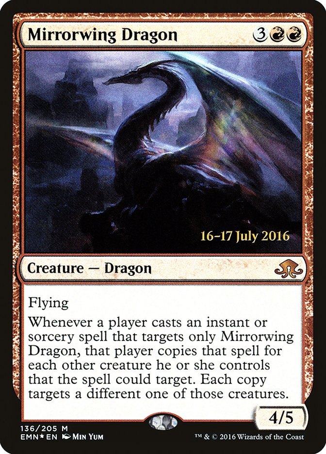 Mirrorwing Dragon [Eldritch Moon Prerelease Promos] | Shuffle n Cut Hobbies & Games