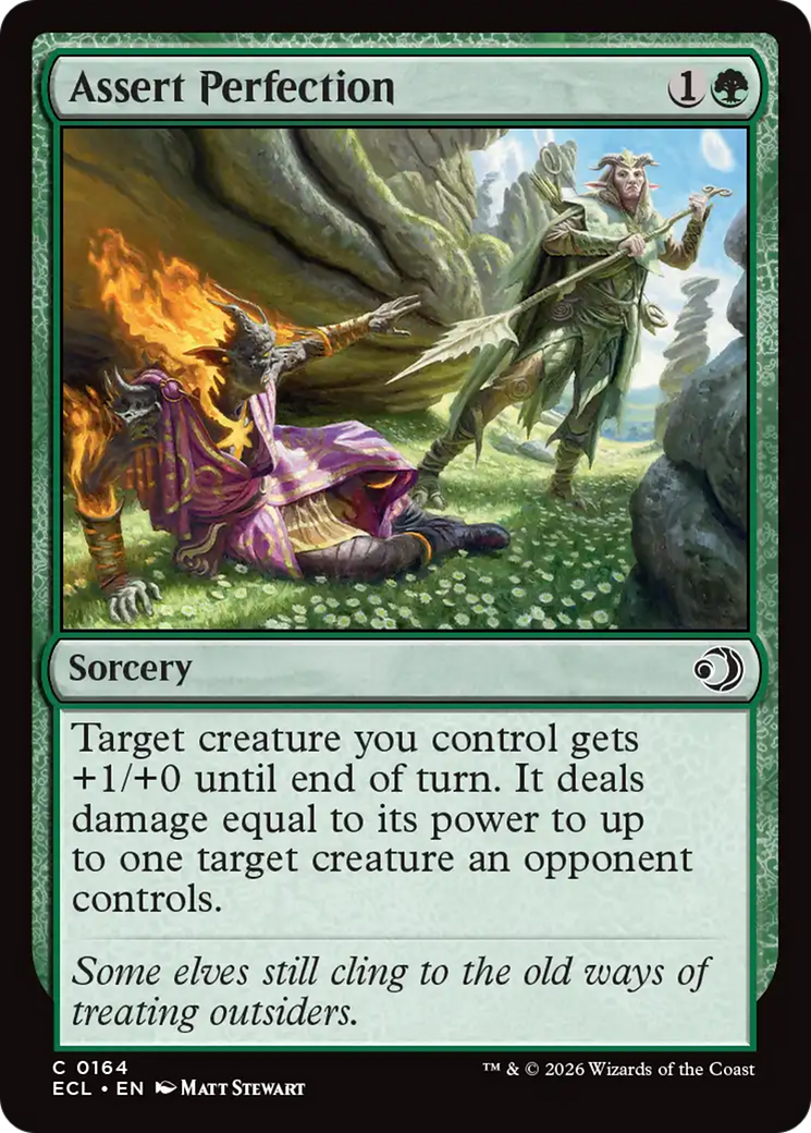 Assert Perfection [Lorwyn Eclipsed] | Shuffle n Cut Hobbies & Games