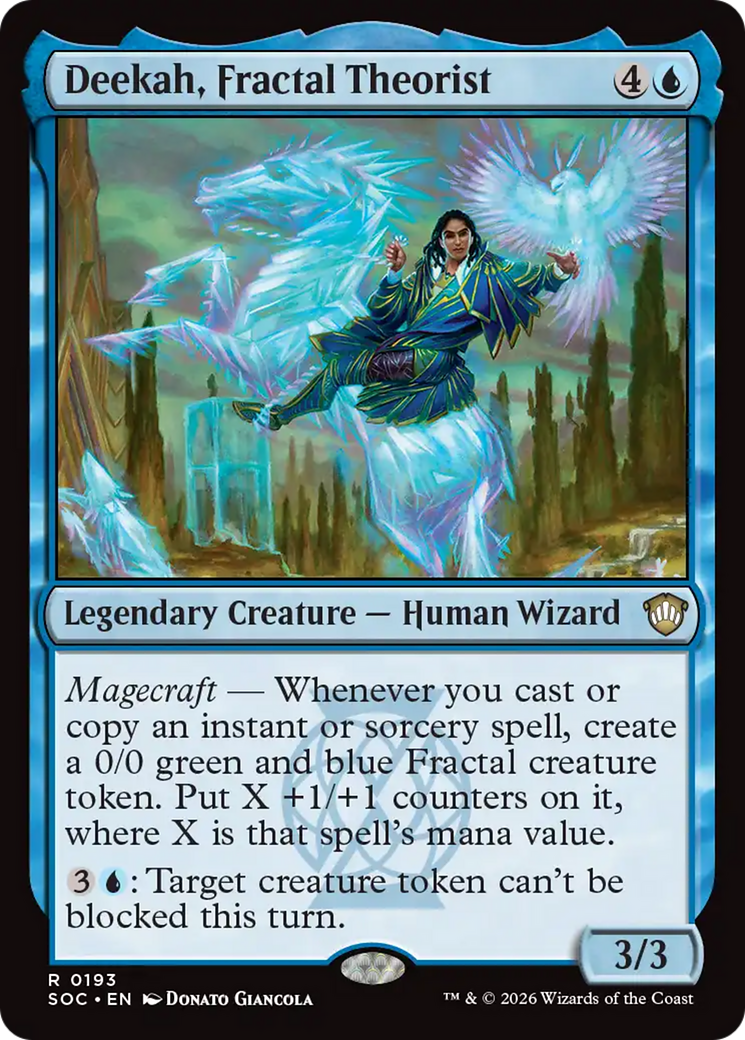Deekah, Fractal Theorist [Secrets of Strixhaven Commander] | Shuffle n Cut Hobbies & Games