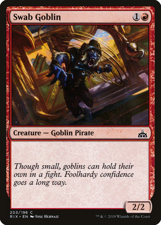 Swab Goblin [Rivals of Ixalan] | Shuffle n Cut Hobbies & Games