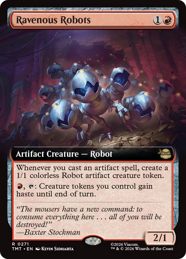Ravenous Robots (Extended Art) [Teenage Mutant Ninja Turtles] | Shuffle n Cut Hobbies & Games
