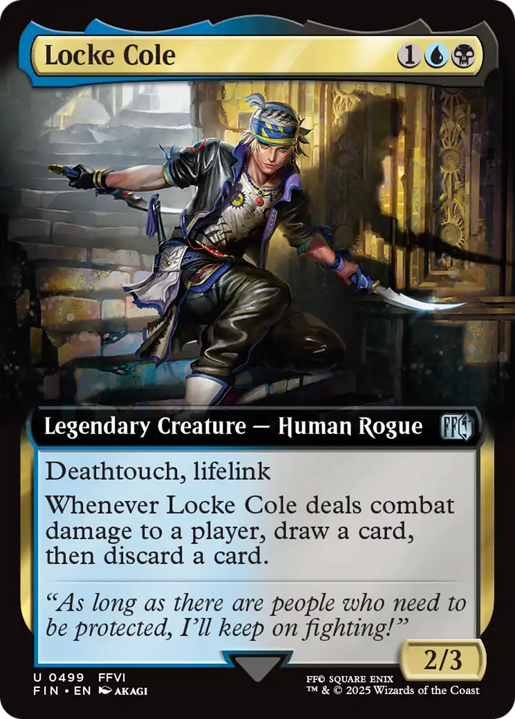 Locke Cole (Extended Art) [FINAL FANTASY] | Shuffle n Cut Hobbies & Games